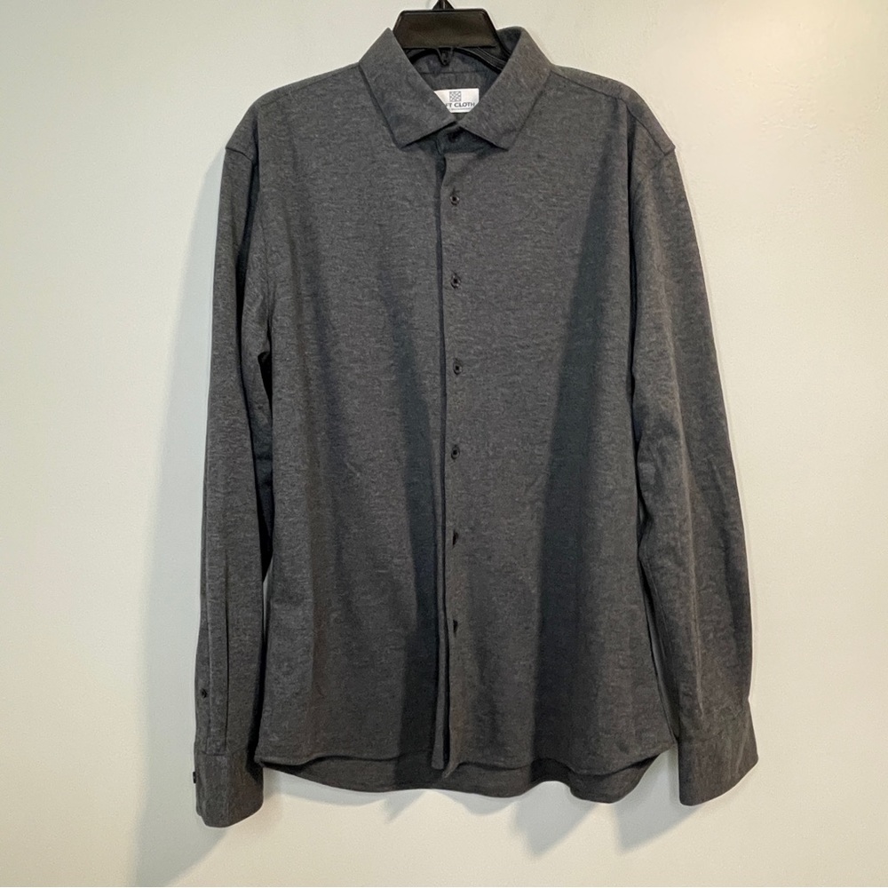 Soft Cloth Lifestyle Accommodated Long Sleeve Cotton Blend Shirt XL NWT